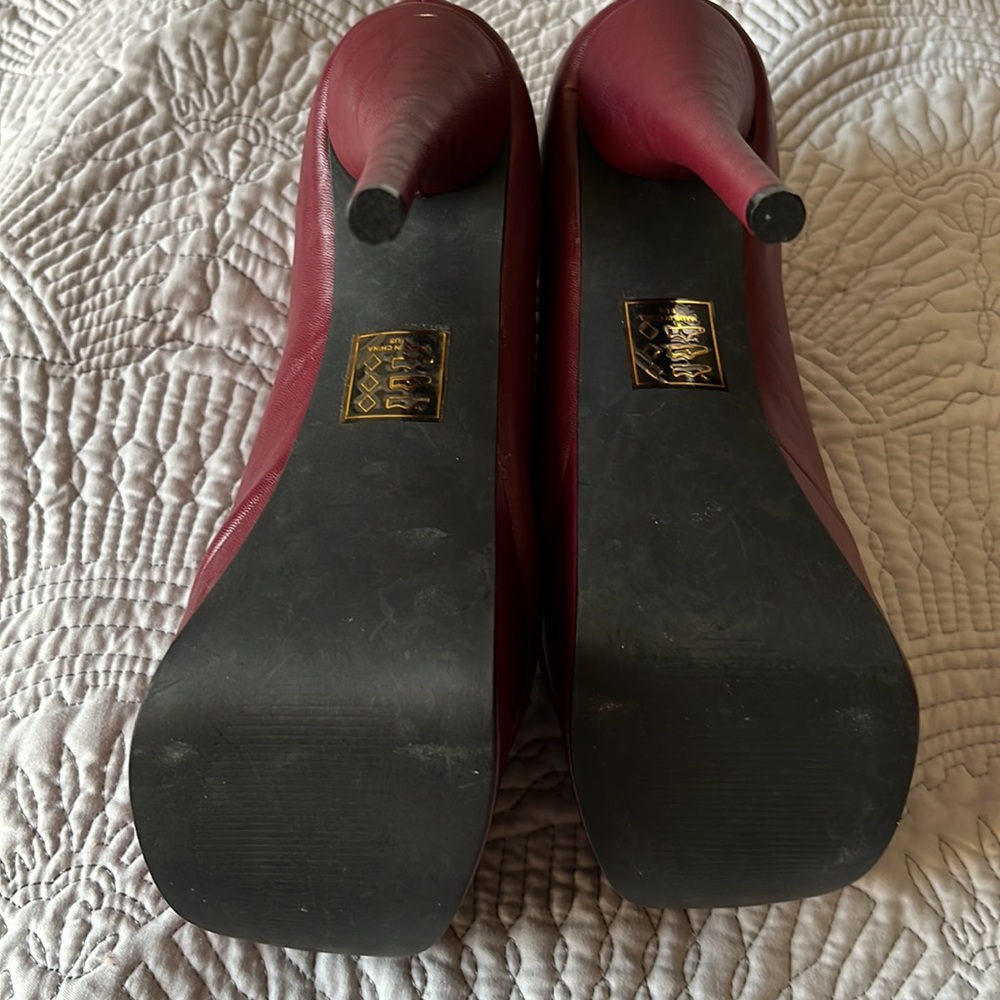 SCENE  size 8 Color Burgundy - Picture 5 of 9